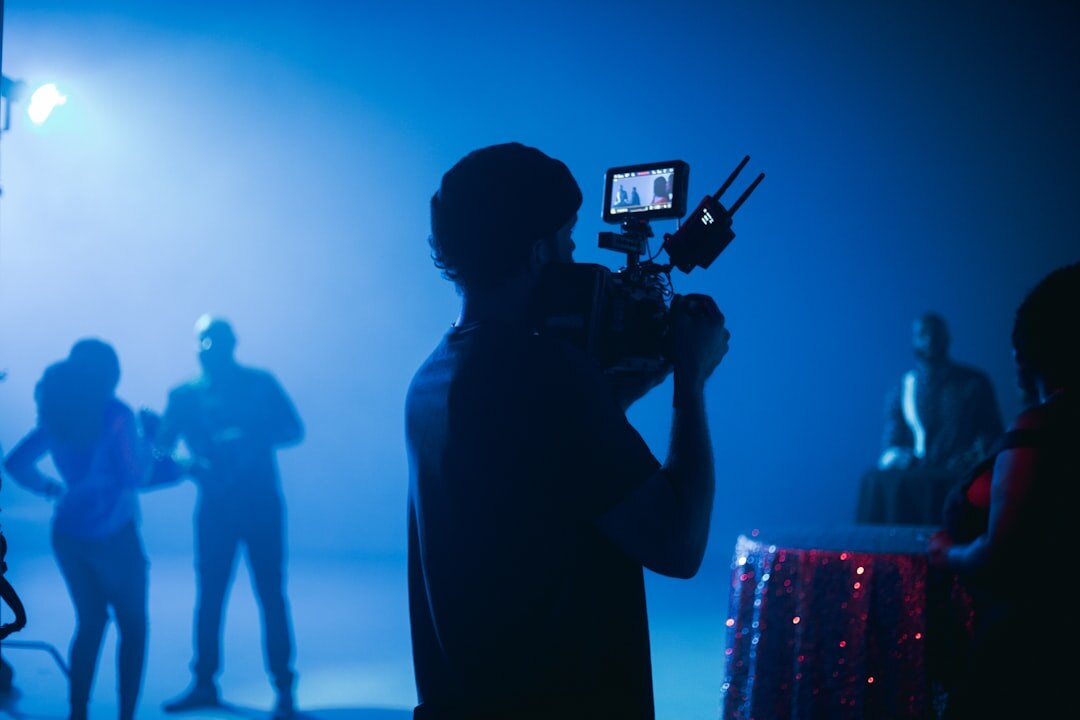 influencer recording video